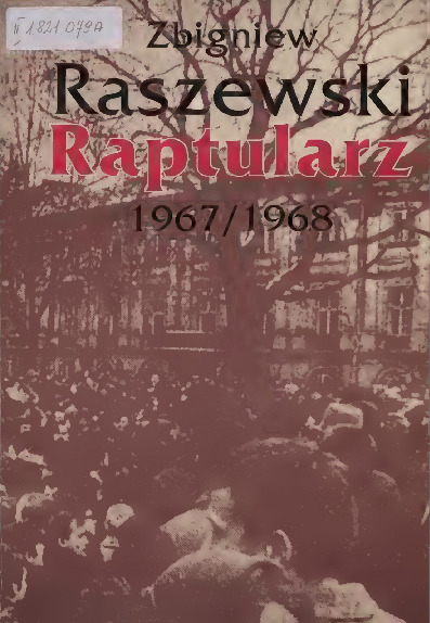 Raptularz 1967/1968 